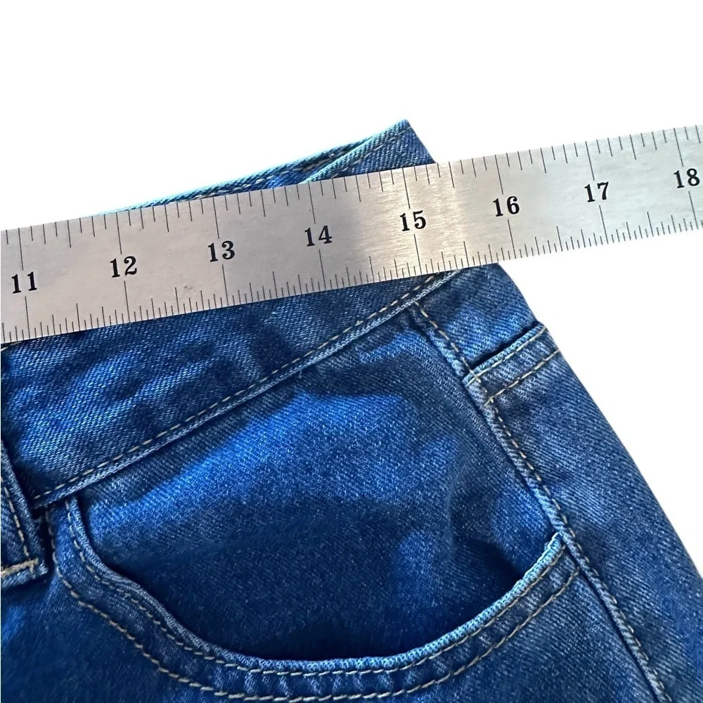 Taste 81 Heritage Patchwork Womens Size XL Two Tone Carpenters Style Jeans